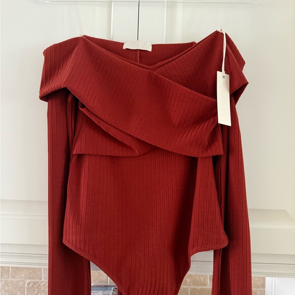 NWT Revolve Capulet Cognac Bodysuit Size M - Picture 4 of 4